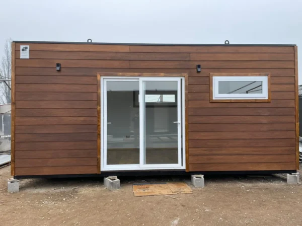 Conteneur aménagé 17m2 avec kitchenette, WC et douche – Image 5